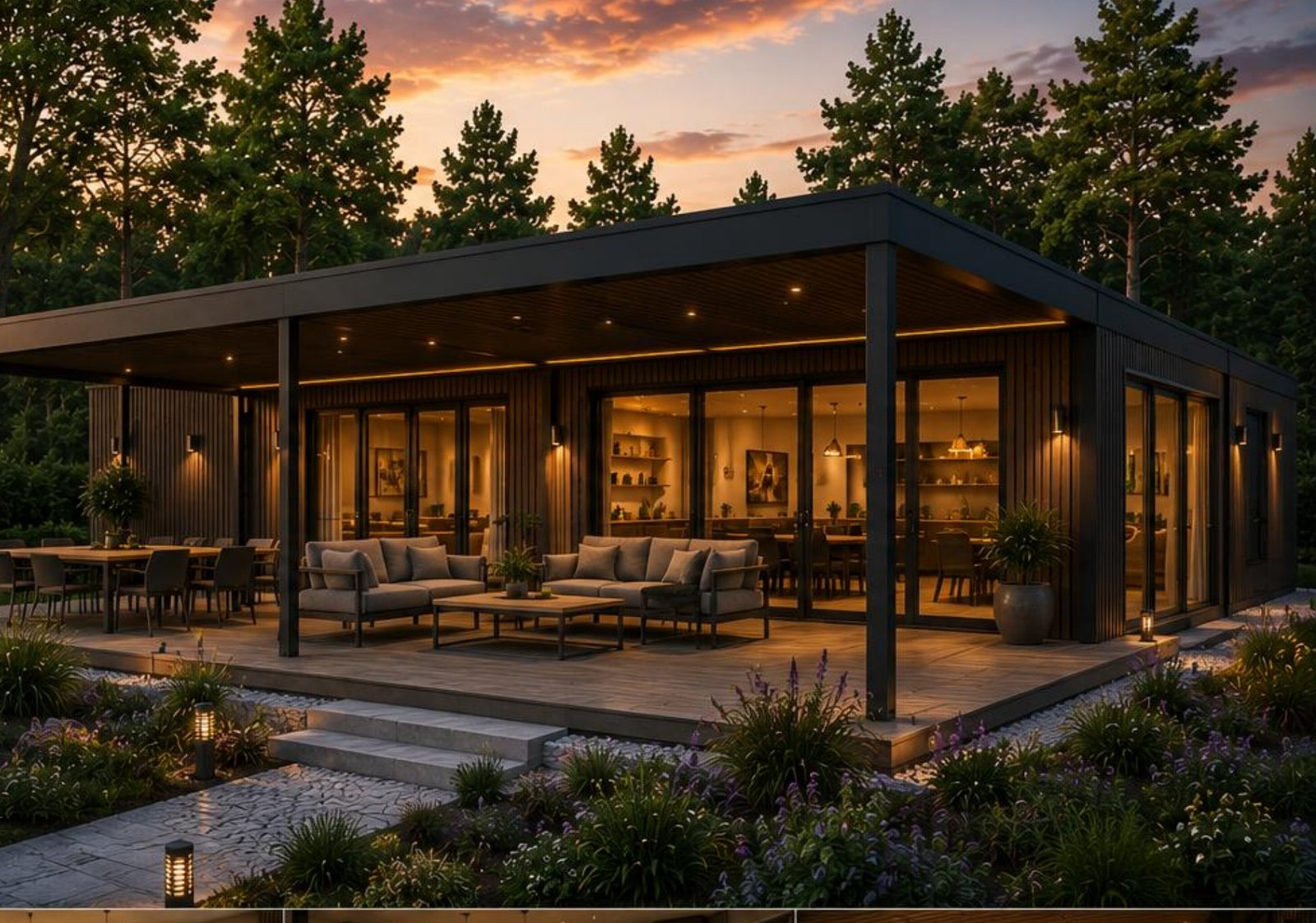 Multifunctioneel groepsgebouw — resortimpressie